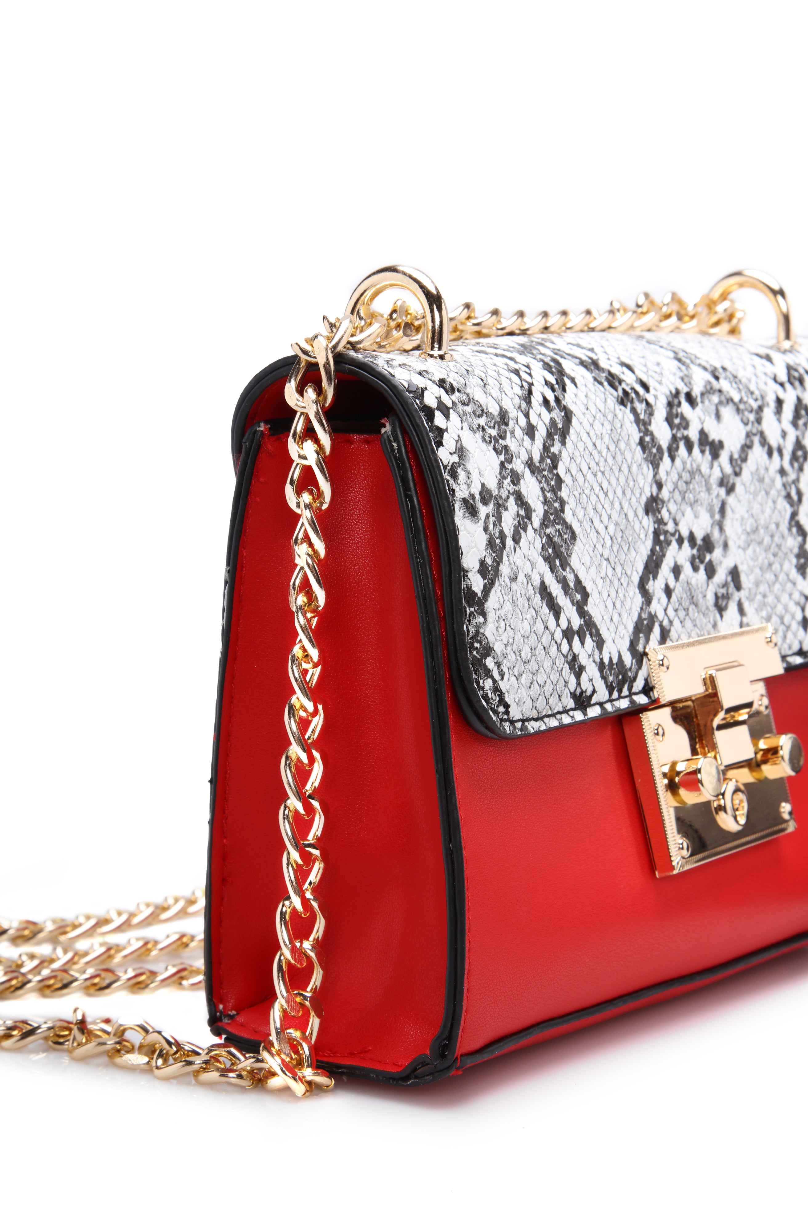 Show Me Something New Bag Red combo Fashion Nova Handbags
