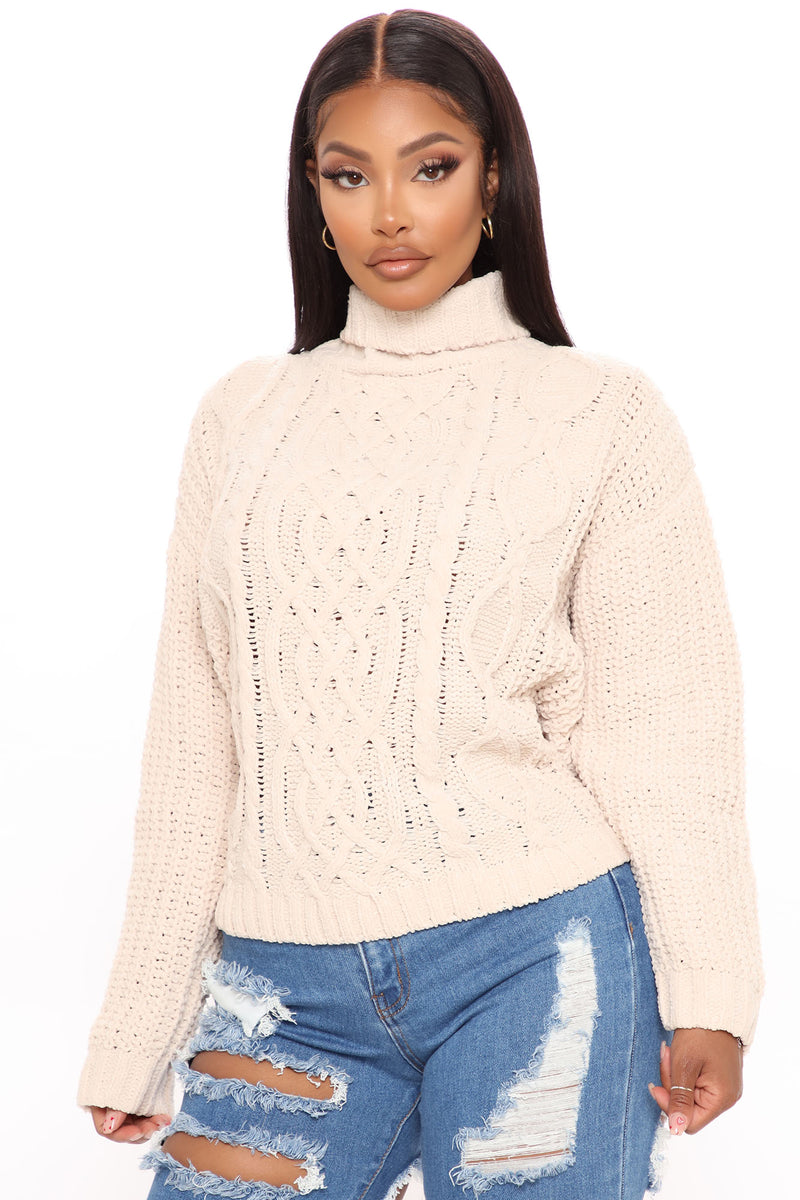 Knit's Snowing Turtleneck Sweater - Ivory | Fashion Nova, Sweaters ...