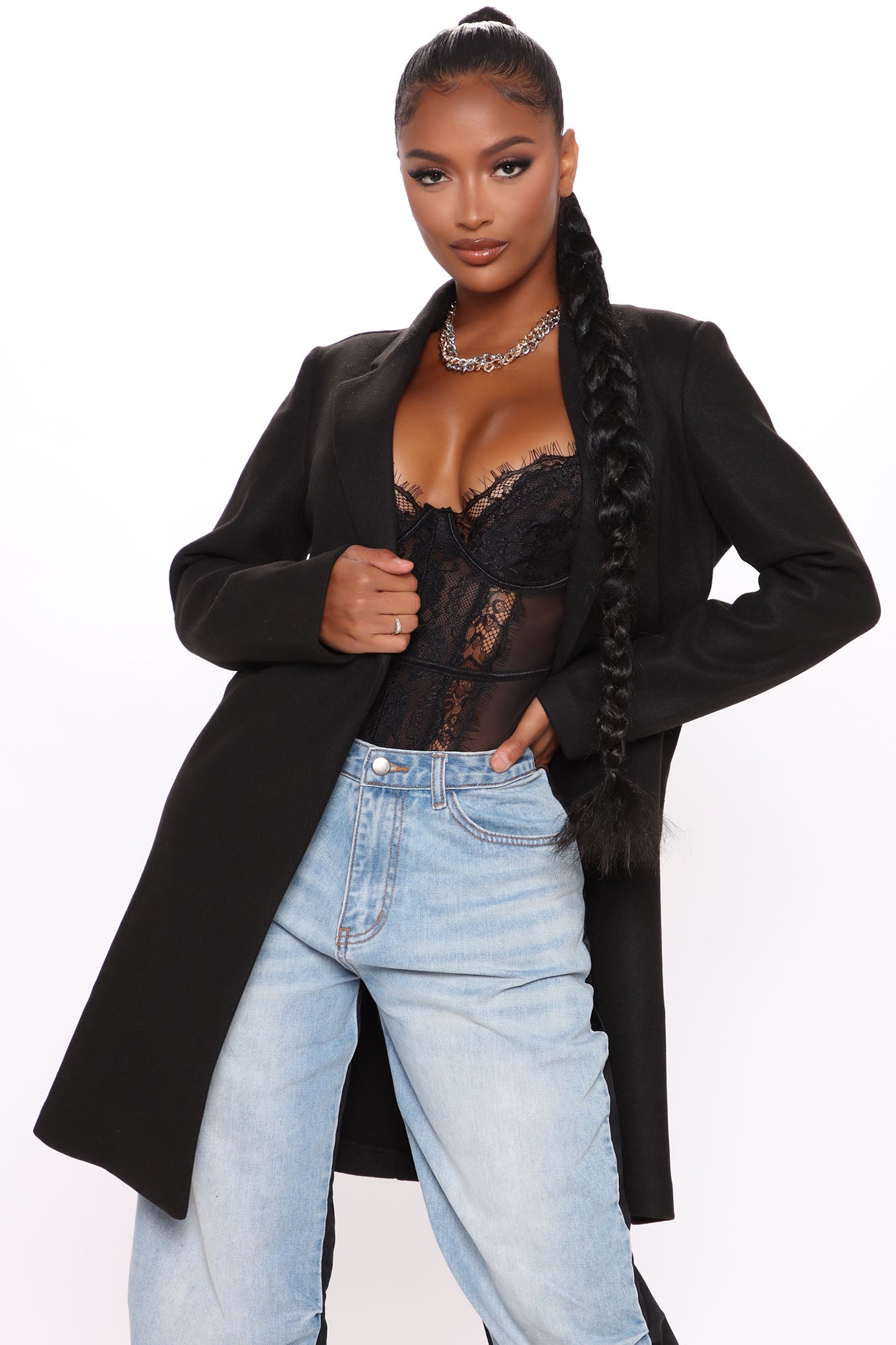 Fashion nova sales long coat
