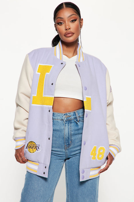 Lakers Alumni Varsity Jacket - Purple/combo