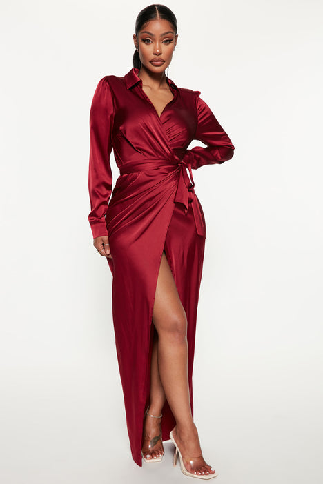 Fashion nova wrap best sale dresses