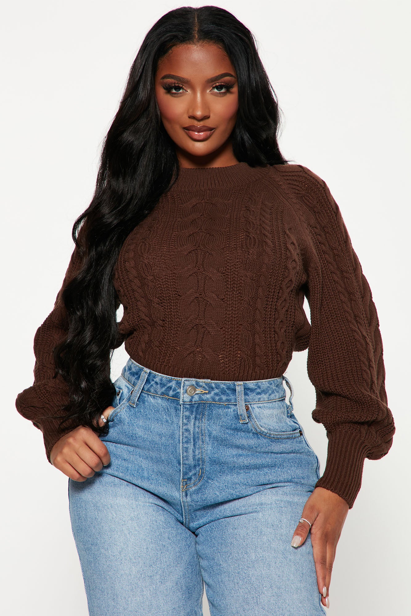 Fashion nova crop discount sweater