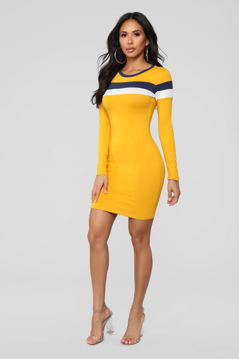 Fashion nova color block dress hotsell