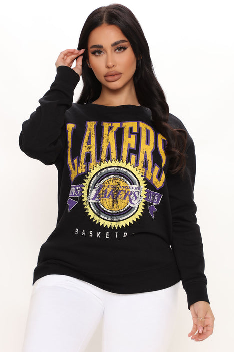 Lakers sweatshirt black online