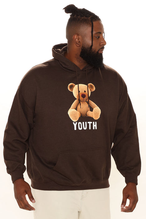 Teddy Youth Hoodie Brown