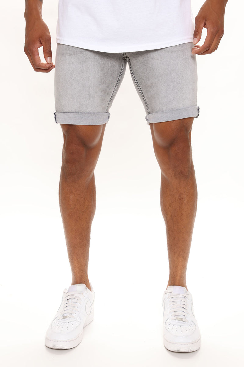 Low Key Denim Shorts Grey Fashion Nova, Mens Denim Shorts Fashion
