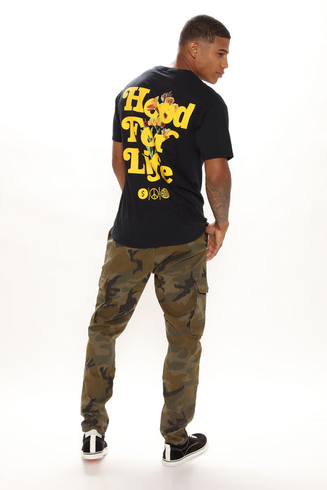 Yellow camo sales pants fashion nova