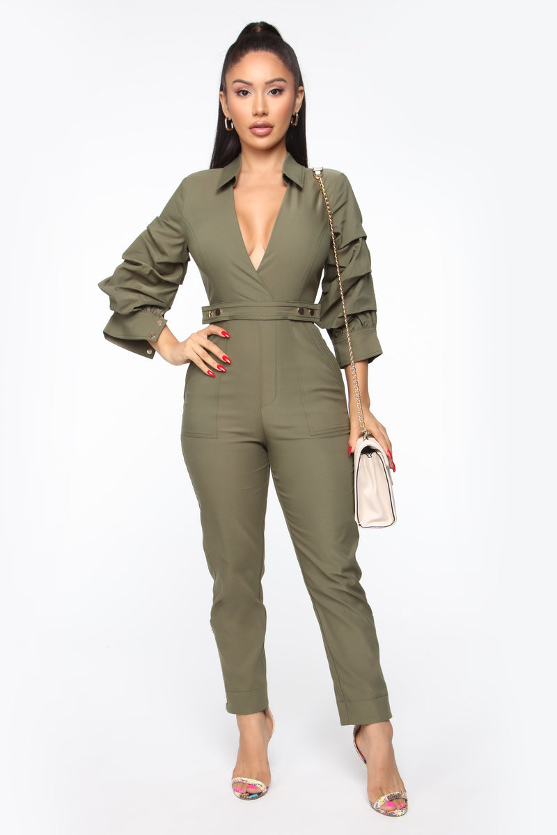 This Fits Jumpsuit - Olive | Fashion Nova, Celebrity Collection ...