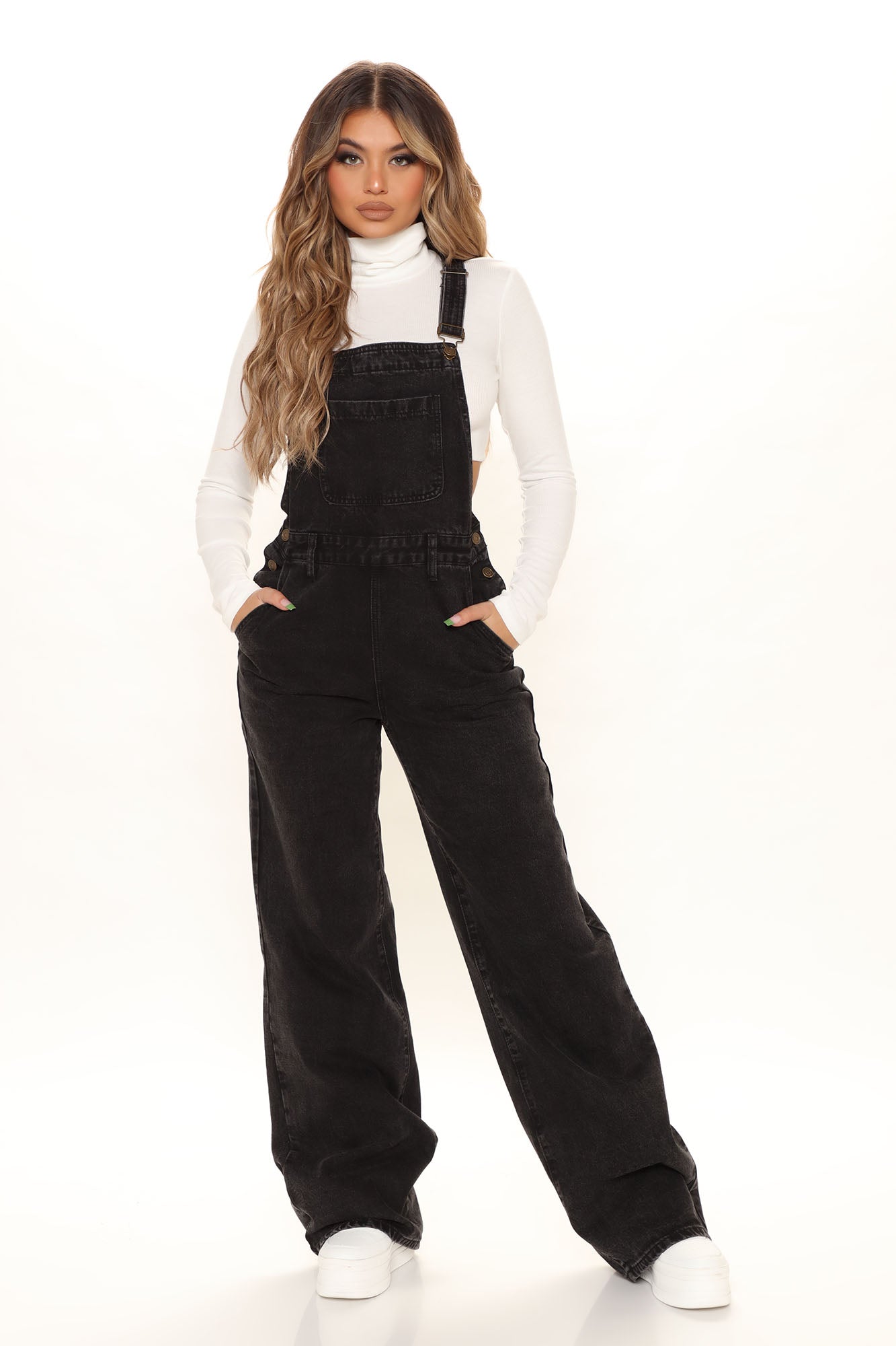 Baggy sale black overalls