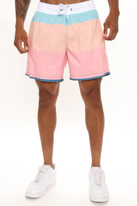 Summer Nights Swim Trunks Multi Color