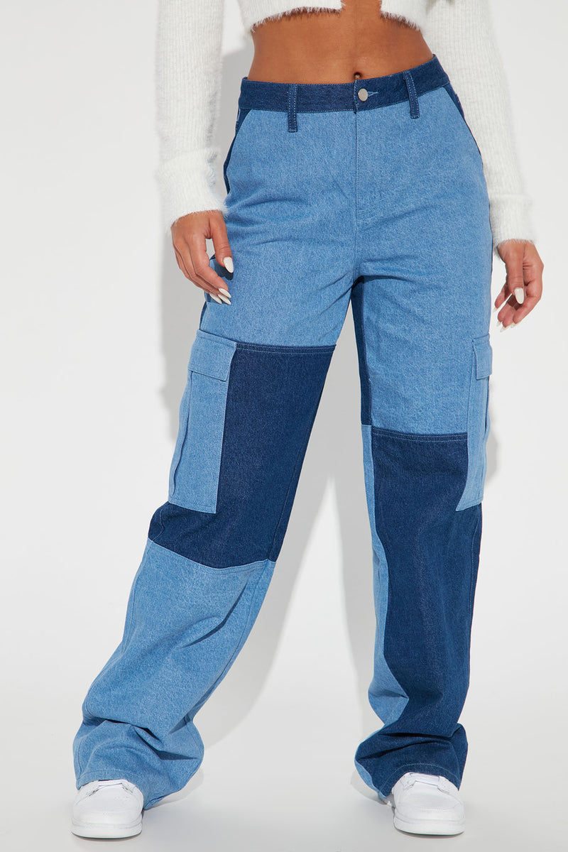 Venice Cargo Jeans - Dark Wash | Fashion Nova, Jeans | Fashion Nova