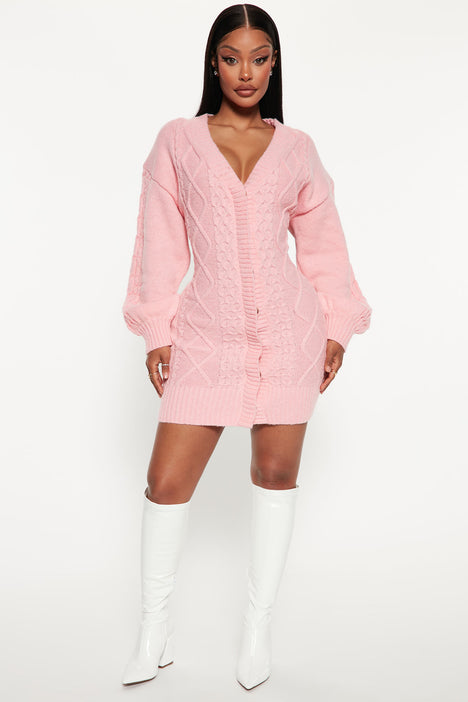 Julie Sweater Mini Dress Pink Fashion Nova Dresses Fashion Nova