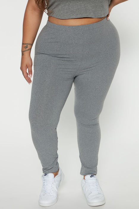 Grey leggings clearance fashion nova