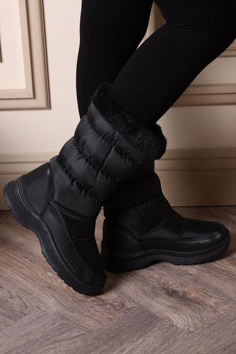 Adanna faux fur trim boots online