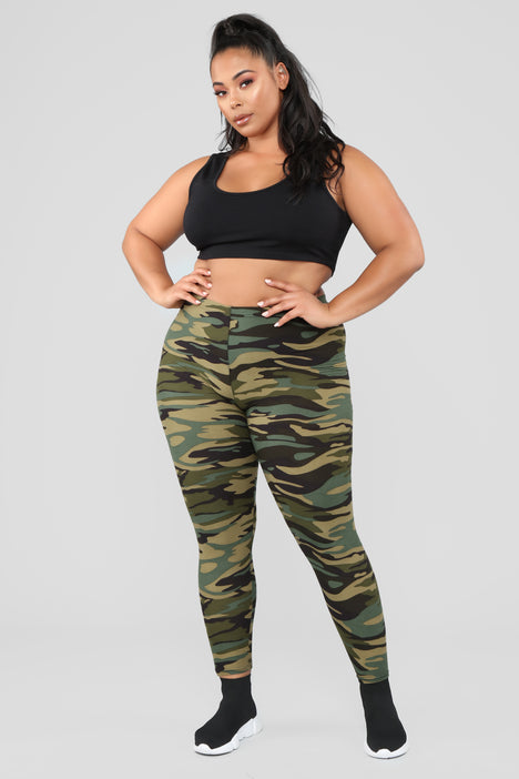 Fashion nova camo leggings sale