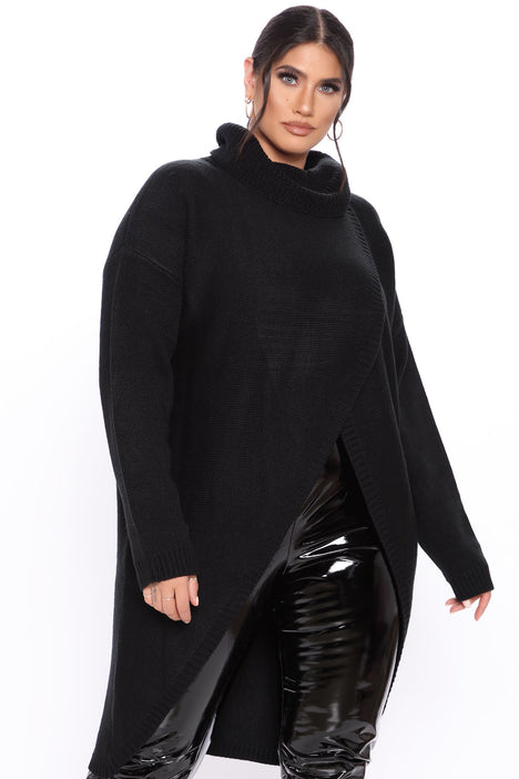 On my side cheap turtleneck sweater