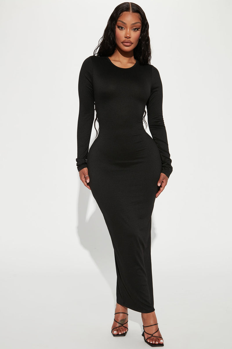 Jeanne Maxi Dress - Black | Fashion Nova, Dresses | Fashion Nova