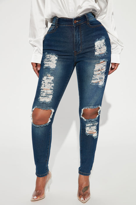 Fashion nova say yes to distress jeans 2025