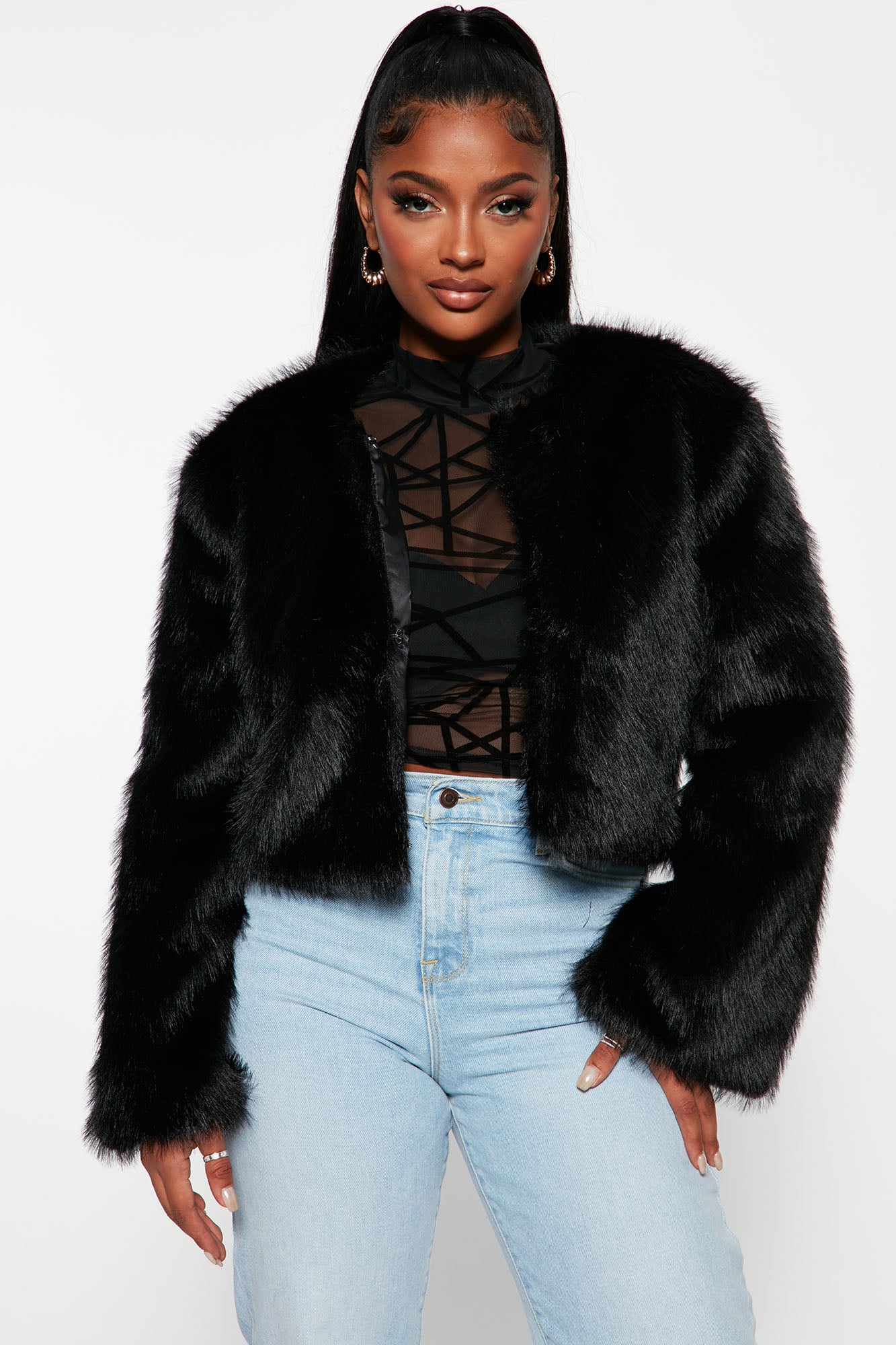 Occasion cropped jacket discount