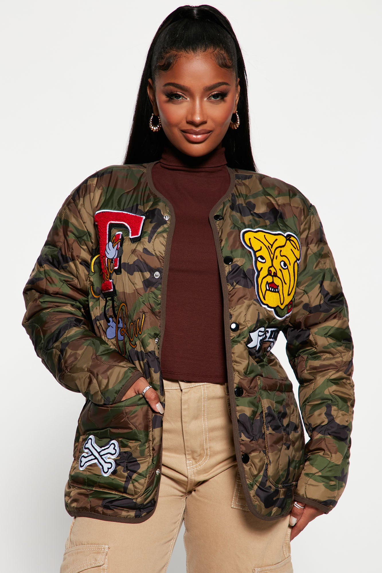 Ralph lauren womens camo jacket hot sale