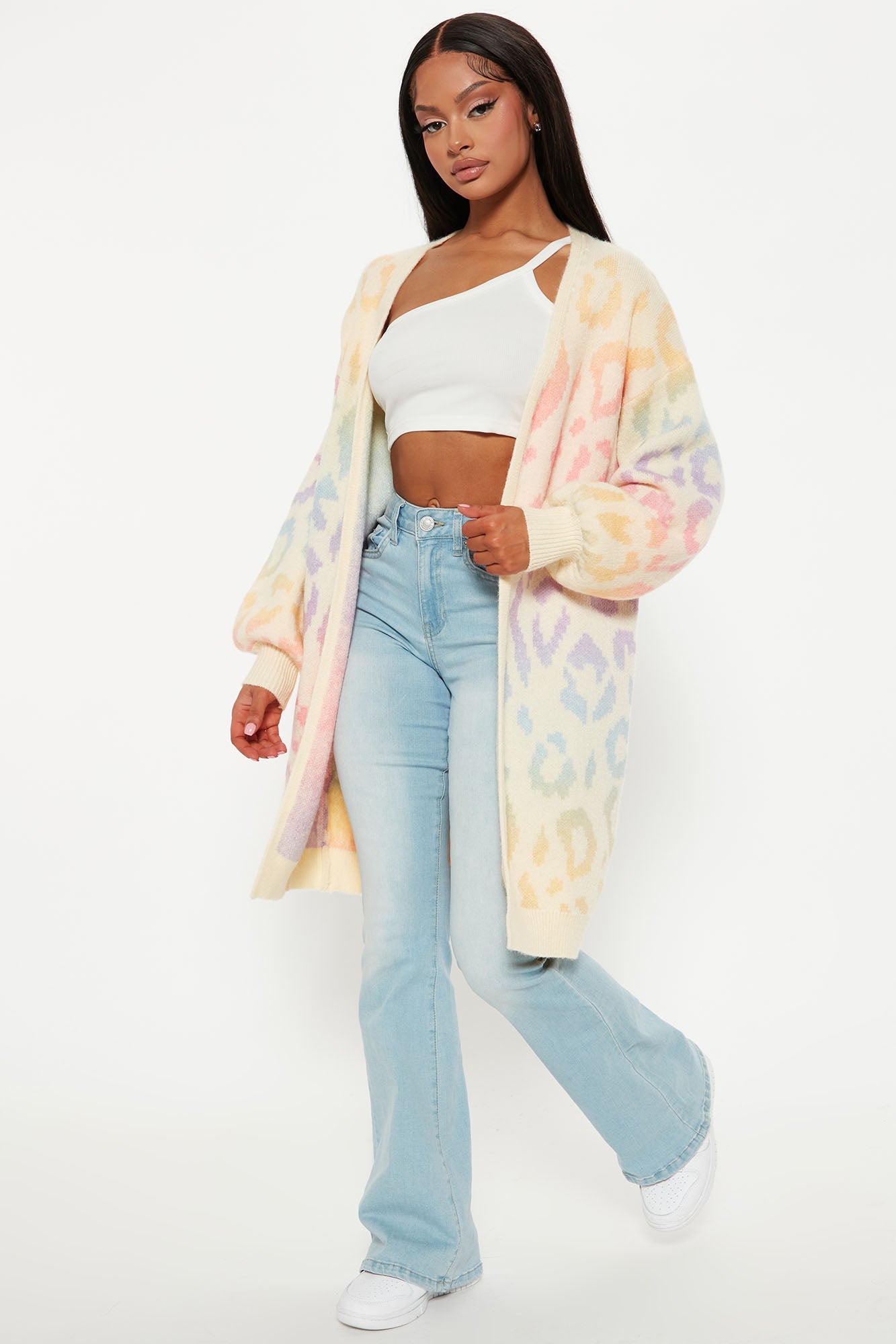 Rainbow jacket fashion nova store