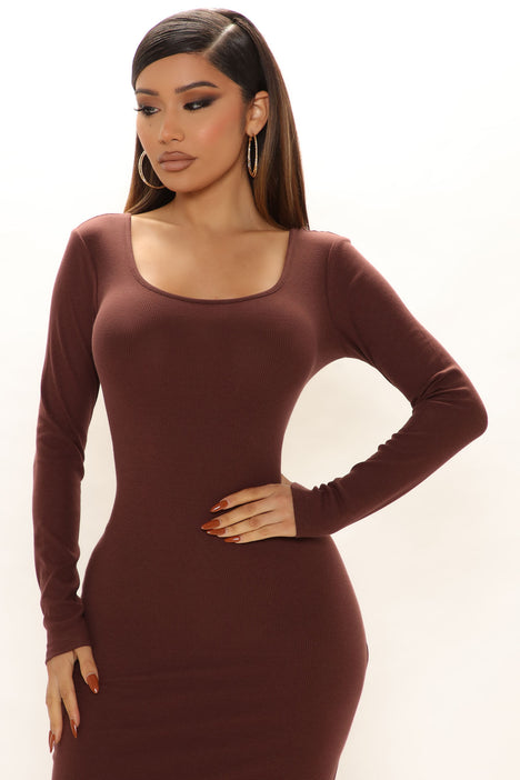 Ribbed dress fashion nova 2025