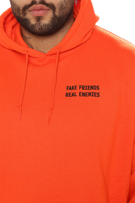 Fake friends outlet real enemies hoodie