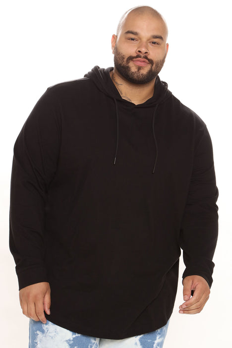 Lightweight black hoodie mens on sale