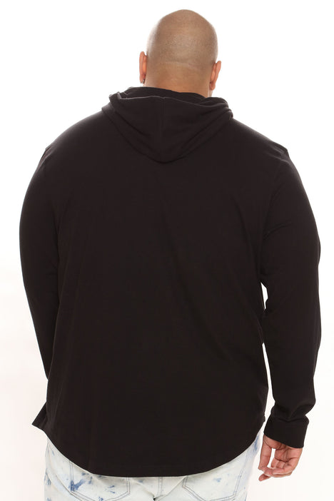 Light new arrivals black hoodie