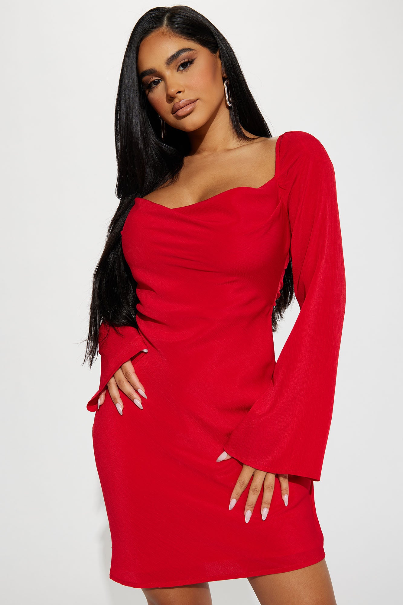 Sweet Honey Mini Dress Red