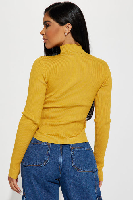 Fashion nova yellow sweater top