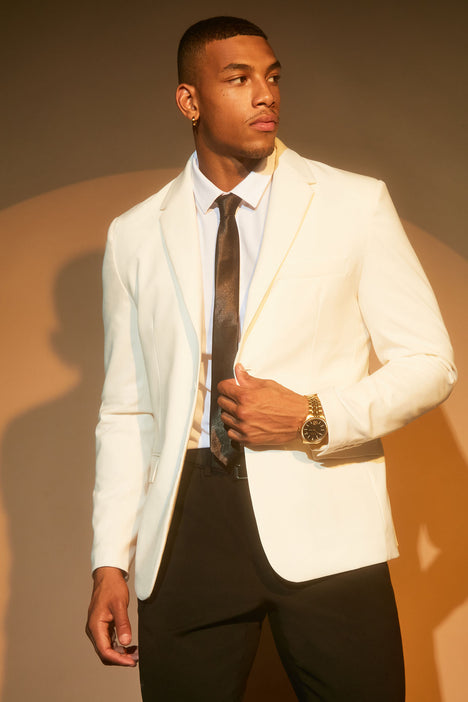 The Modern Stretch Suit Jacket Off White Fashion Nova Mens