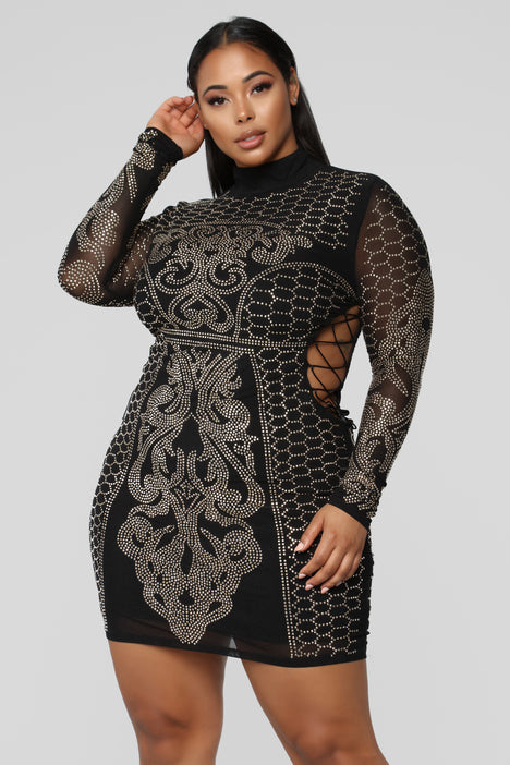 Dynasty studded dress outlet fashion nova