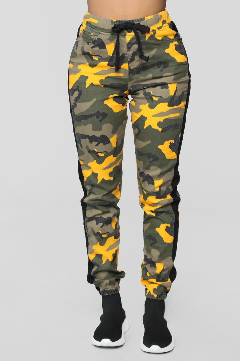 Cadet Kasey Cargo Joggers - Yellow | Fashion Nova, Pants | Fashion Nova