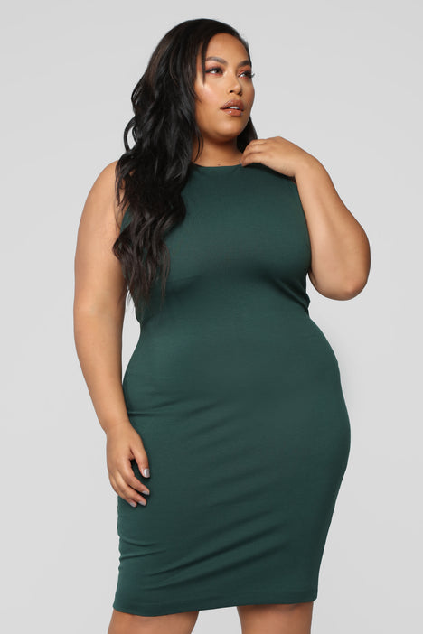 Melinda body sculpting midi dress 2025