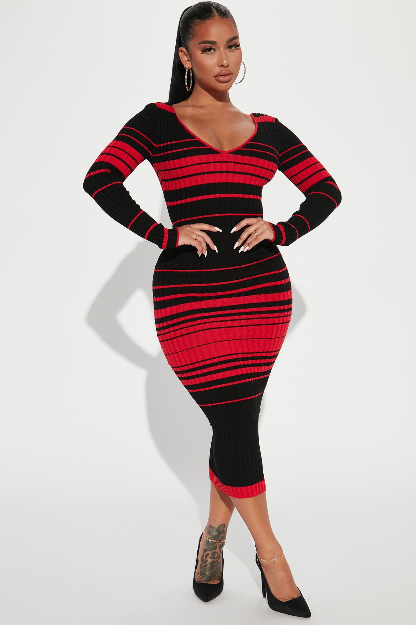 Fashion nova cheap striped dress