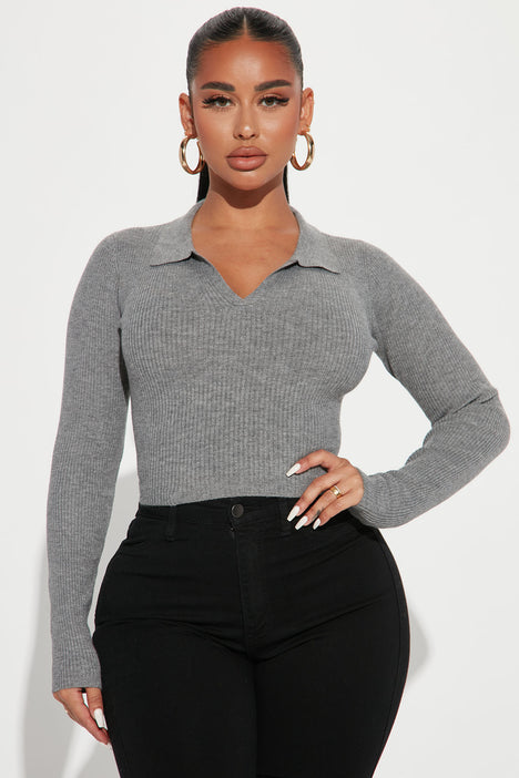 Cropped sweater outlet fashion nova