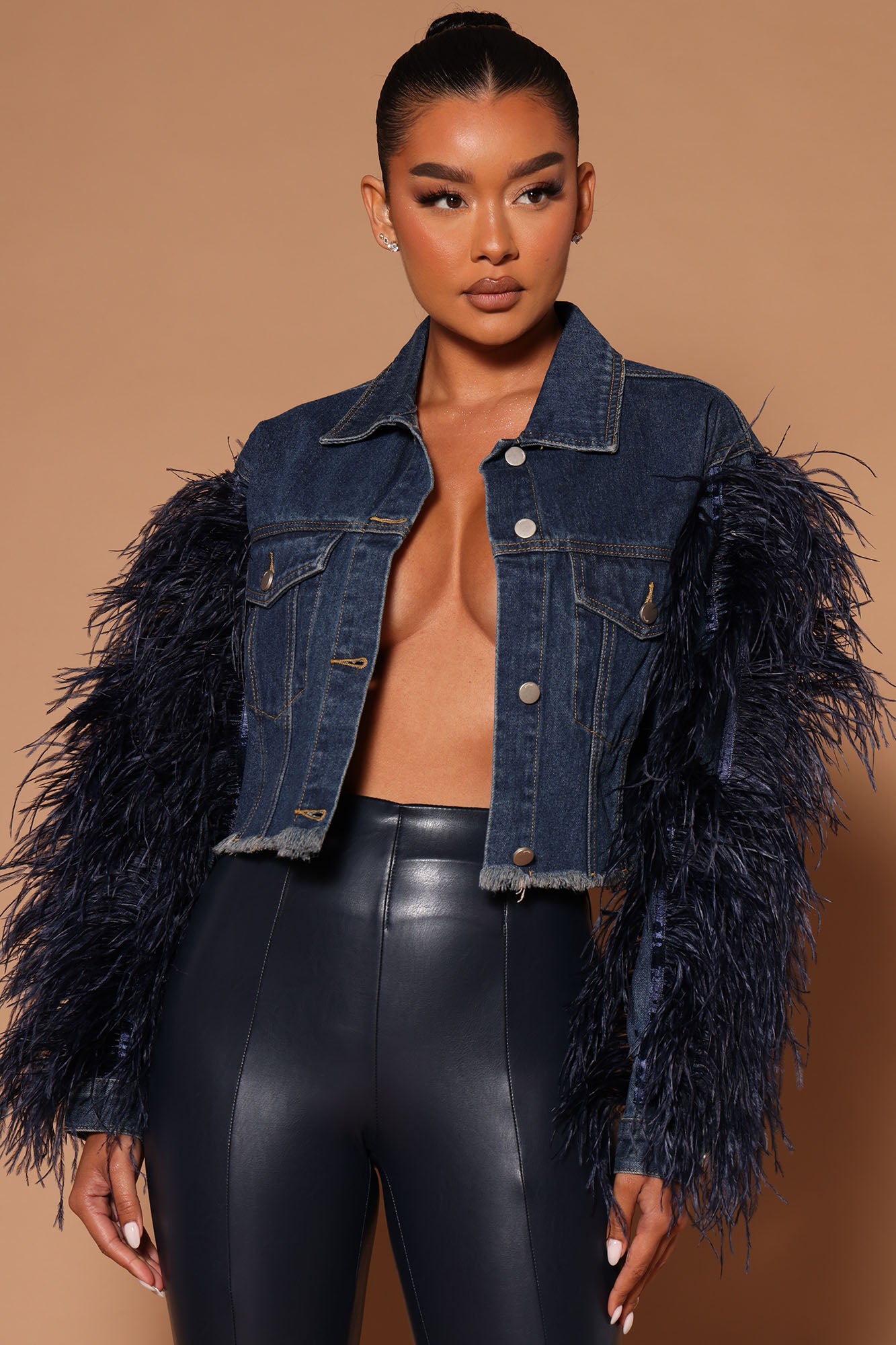 Wash feather jacket cheap