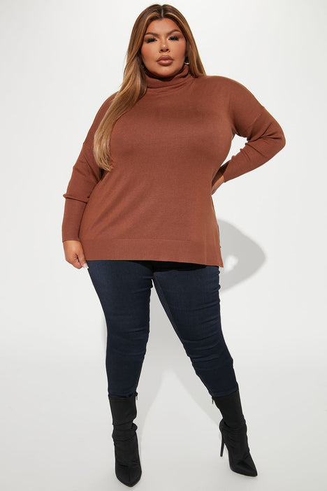 Plus size turtleneck sales tunic
