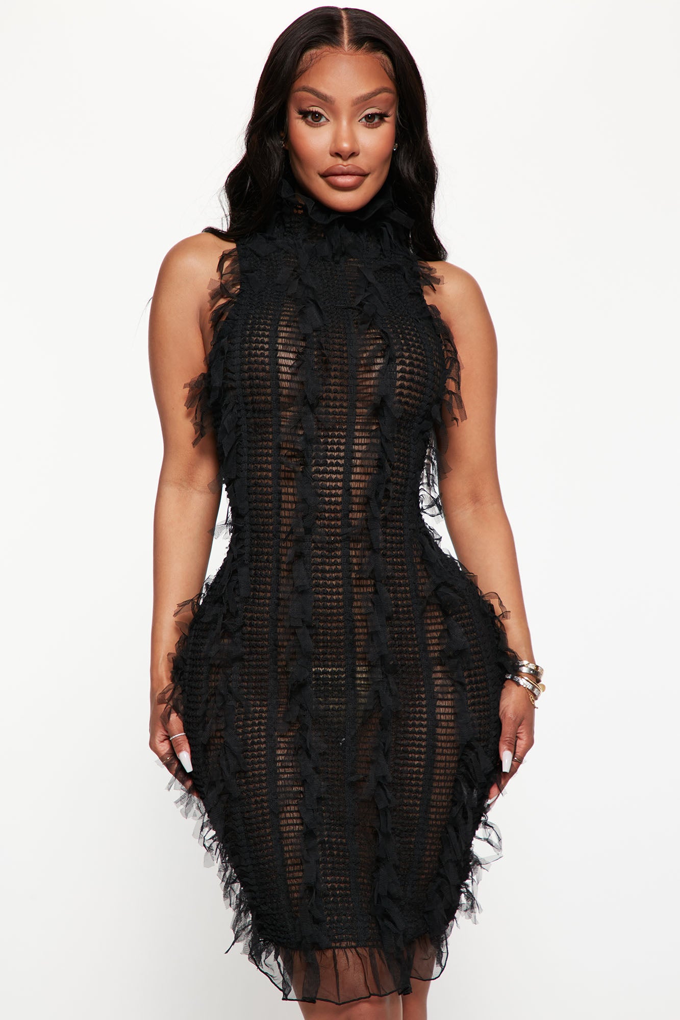 Fashion nova deals mesh dress