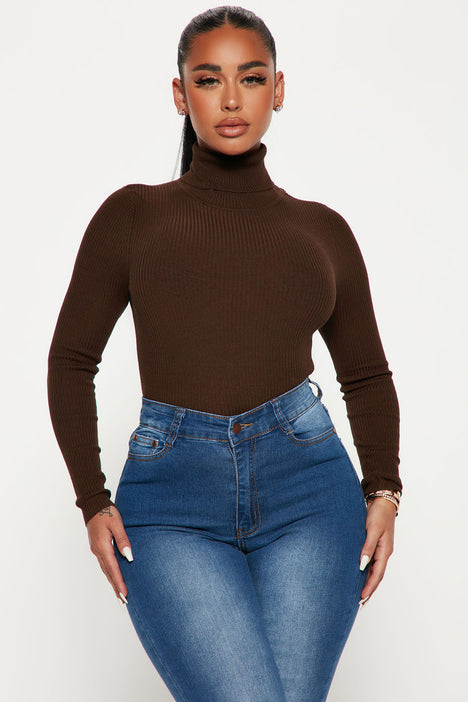 Chocolate sales turtle neck