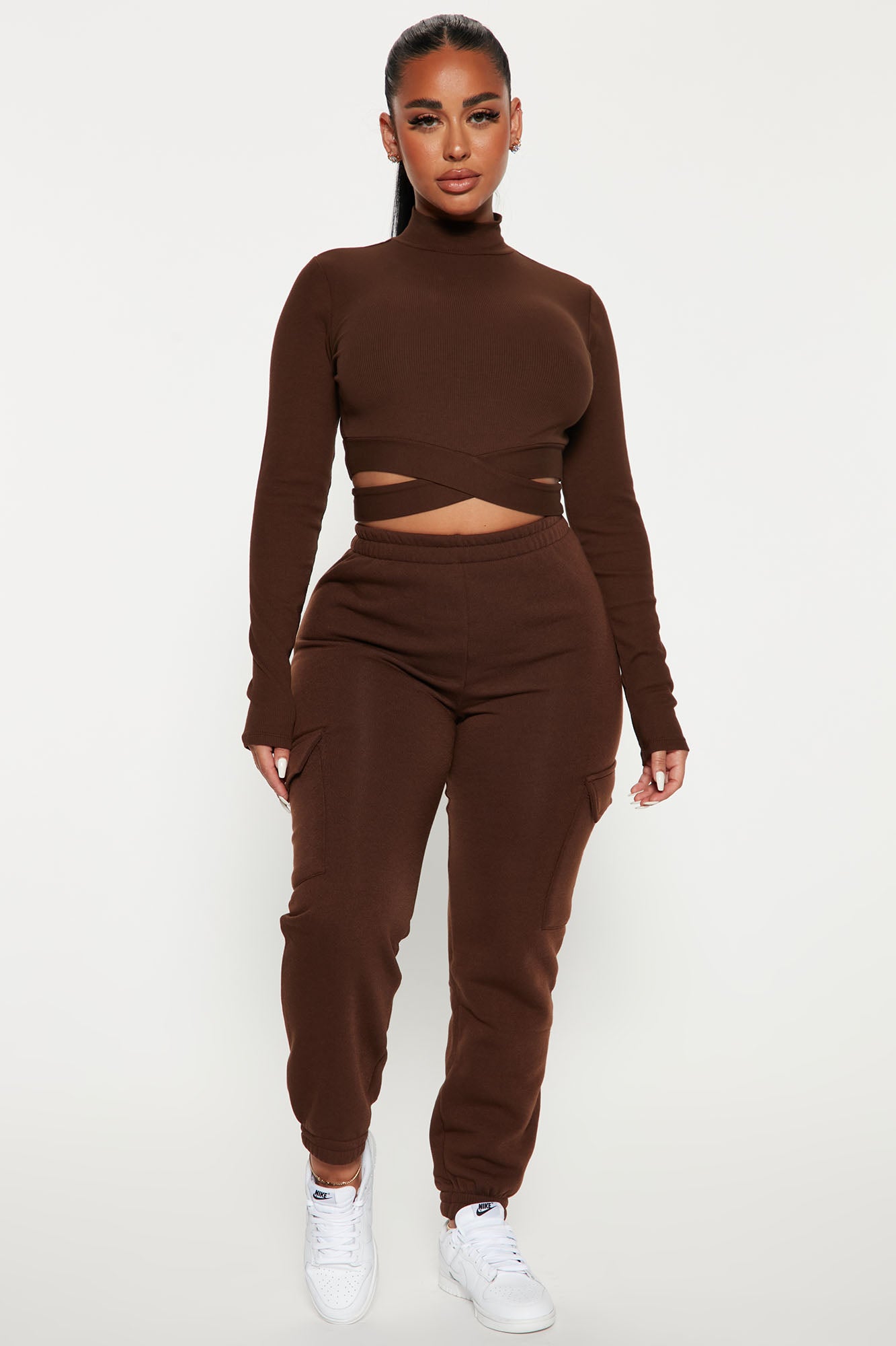 Let s Relax Jogger Sweatpants Chocolate Fashion Nova Pants