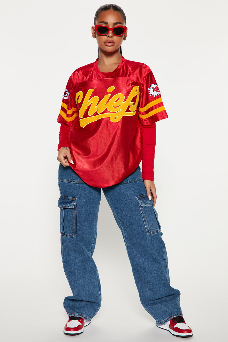Kansas City Chiefs Mesh Top - Red | Fashion Nova, Screens Tops and ...
