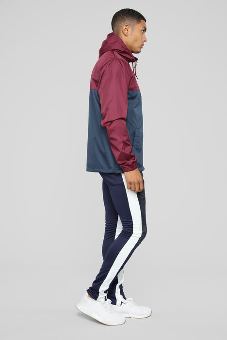 Jupiter Rain Jacket Navy Combo Fashion Nova Mens Jackets