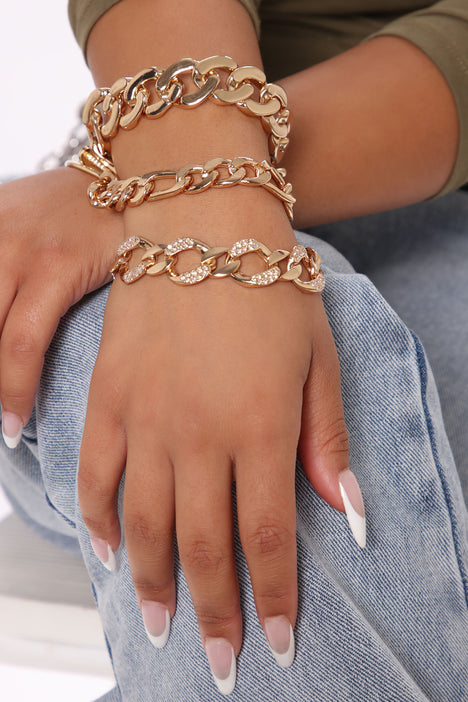 Chunky Gold Chain Bracelet