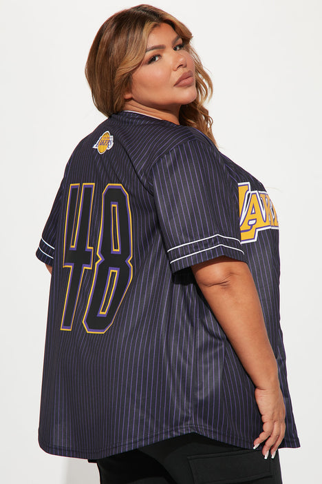 Lakers button down jersey deals