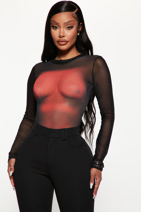 Fashion nova red hotsell bodysuit