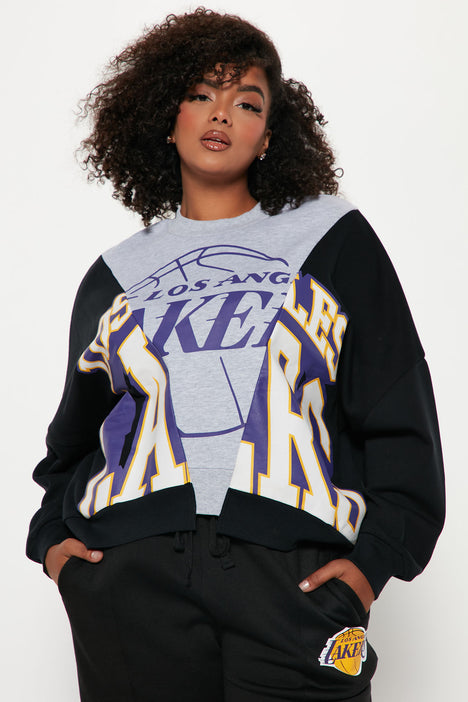 lakers sweatshirt black