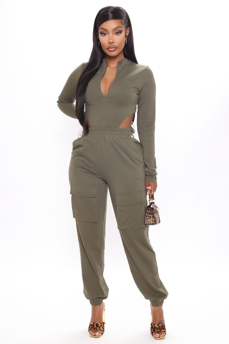 Big Ego Jogger Set Olive Fashion Nova Matching Sets Fashion