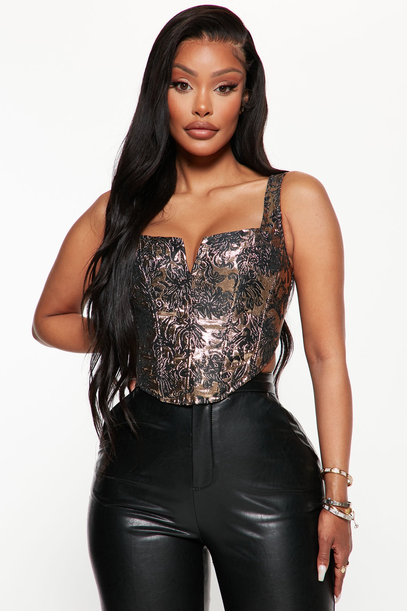 Black and gold corset top clearance